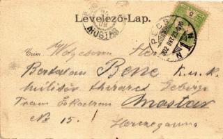 Pécs, Indóház utca; Blancz József kiadása