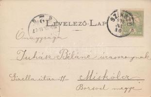 Szikszó, Takarékpénztár, iskola; a Fazekas testvérek kiadása