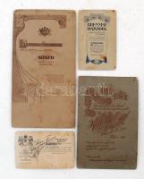 6 db keményhátú fotó szegedi fotóműhyelyekből, különböző méretben