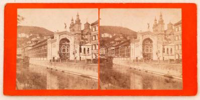 1880 Karlsbad sztereo fotó / 1880 Karlsbad stereo photo