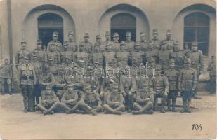 1916 WWI Austro-Hungarian soldiers group photo