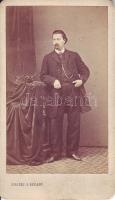 1866 Carlo Fabrizi operaénekes keményhátú fotó