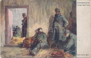 WWI K.u.K. injured soldiers, Rotes Kreuz, Kriegsfürsorgeamt Kriegshilfsbüro Nr. 401. s: Hans Larwin (EK)