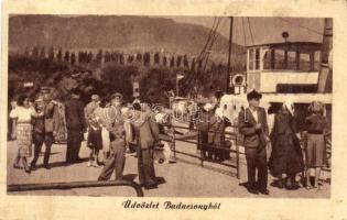 Badacsony, hajókikötő, Képzőművészeti Alap kiadása