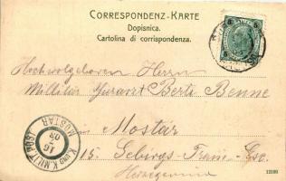 Gruz, Gravosa; K.u.K. Landwehr-Kaserne, Verlag I. Kulisic / military barracks