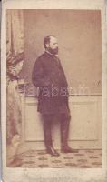 cca 1860 Gr. Zichy János keményhátú fotó