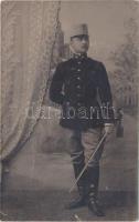 WWI Austro-Hungarian soldier with sword photo (b)