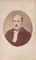 cca 1868 Szentiványi Márton (1815-1895) főispán keményhátú fotó