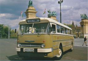 10 db MODERN használatlan motívumlap; magyar autó- és trolibusz / 10 modern unused motive cards; Hungarian auto- and trolleybus
