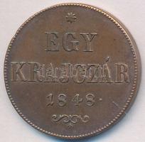 1848. 1Kr Cu T:1-,2 apró ph.