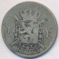 Belgium 1869. 1Fr Ag "II. Lipót" T:2-,3
Belgium 1869. 1 Franc "Leopold II" C:VF,...