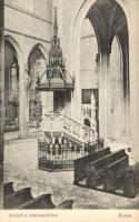 Kassa, szószék a székesegyházban, Nyulászi Béla kiadása / pulpit in the cathedral