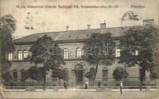 Budapest VII. Rottenbiller utca 23-25. állatorvosi főiskola, főépület