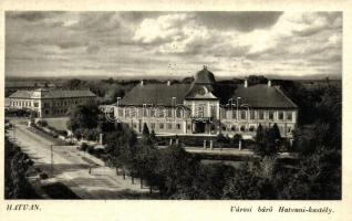 Hatvan, Városi báró Hatvani kastély