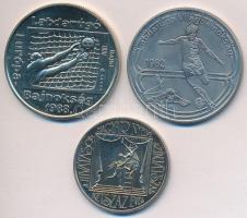 1982. 100Ft Cu-Ni "Labdarúgó VB 1982" + 1988. 100Ft alpakka "Labdarúgó EB" + 199...