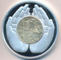 1998. "Magyar Pénzverő Részvénytársaság" ezüstözött bicolor bronz emlékérem T:PP