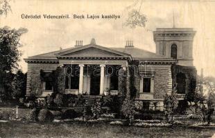 Velence, Beck Lajos kastélya