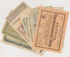 Németország / Weimari Köztársaság 1923. 20db vegyes városi szükségpénz T:vegyes Germany / Weimar Republic 1923. 20pcs of mixed necessity notes C:mixed