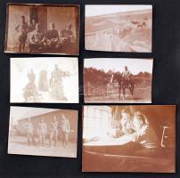 cca 1914-1945 cca 129 db katonai fotó különféle témákban (front, életképek, stb.), egy részük hátulj...