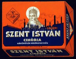 Szent István Cikória reklám kiadvány, 115x150mm