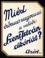 Szent István Cikória reklám kiadvány, 115x150mm