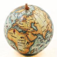 Kis méretű földgömb, saját dobozában, szép állapotban