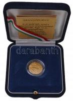 DN Aranyforint Au "Károly Róbert", "112." sorszámozott utánveret (3.5g/0.986) to...