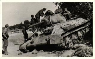 4 db RÉGI használatlan motívumlap; katonai fotó képeslap / 4 old unused motive cards; military photo postcards