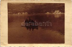 4 db RÉGI használatlan motívumlap; katonai fotó képeslap / 4 old unused motive cards; military photo...