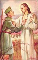 Cserkész; Márton L. féle Cserkészlevelezőlapok Kiadóhivatala / Scouts s: Márton L. - 4 db régi képes...