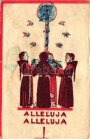 Cserkész / Scouts s: Márton L. - 3 db régi képeslap / 3 old postcards