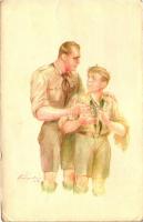 A cserkész készségesen engedelmeskedik; Magyar Cserkészszövetség kiadása / Scouts s: Márton L. (EK)