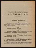 1922 A Magyar Cserkész Szövetség Alapszabályai 24p