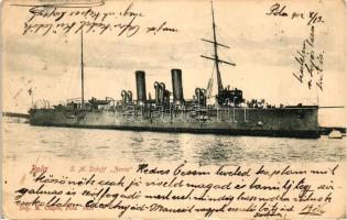 SMS Zenta in Pola (fa)