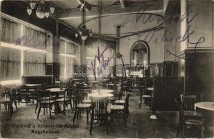 Nagykanizsa, Központi kávéház, belső; Vértes Antal fényképész (fl)
