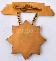 1955. "Kiváló Termelőszövetkezeti Tag" zománcozott, aranyozott kitüntetés miniatűr nélkül ...