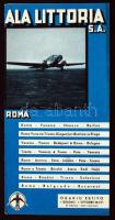 1938 Ala Littoria S.A. Roma-Venezia-Monaco-Berlin repülőmenetrend / 1938 Italy, Ala Littoria S.A. flight plan