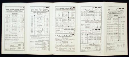 1938 Ala Littoria S.A. Roma-Venezia-Monaco-Berlin repülőmenetrend /
1938 Italy, Ala Littoria S.A. fl...