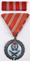 1954. "Szolgálati Érdemérem" zománcozott kitüntetés mellszalagon, szalagsávval, eredeti dísztokban T:2