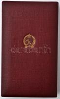 1954. "Szolgálati Érdemérem" zománcozott kitüntetés mellszalagon, szalagsávval, eredeti dí...