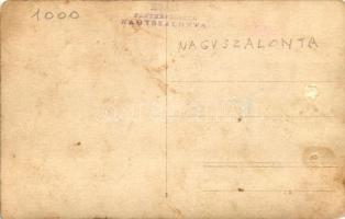 Nagyszalonta, cipészek, Zsák fényképészete / shoemakers, photo (EK)