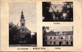 Albertirsa, Református templom, kastély, iskola (fa)