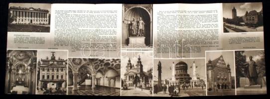 cca 1920-1930 Poznań, Lengyelország, ismertető füzet fotókkal /
cca 1920-1930 Poznań, Poland, touris...