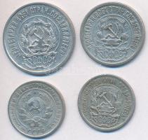 Szocialista Szövetségi Szovjet Köztársaság 1923. 10k Ag + 15k Ag + 20k Ag + Szovjetunió 1930. 10k Ag...