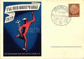 1939 Tag der Briefmarke, Reichsbund der Philatelisten / German Stamp Day 1939 So. Stpl 3 Ga.