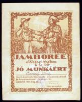 1933 Gödöllő, Jamboree előkészítésében kifejtett jó munkáért adományozott személyre szóló oklevél Cs...