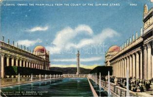 1915 San Fransisco, Panama-Pacific International Exposition, Marin Hills, Court of the Sun and Stars (EK)