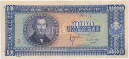 Románia 1950. 1000L T:III szép papír Romania 1950. 1000 Lei C:F nice paper