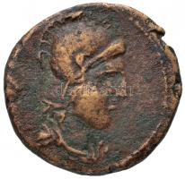 Thrákia / Kallatis Kr. e. III-II. század AE15 Br (1,92g) T:2-,3 ph. Thrace / Kallatis 3rd-2nd Century B.C. AE15 Br "KALLATIANWN" (1,92g) C:VF,F edge error Moushmov 211a