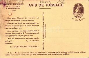 Mexican folklore, Manufacturing Corozo buttons, L'Industrie Boutonniere advertisement on he bac...